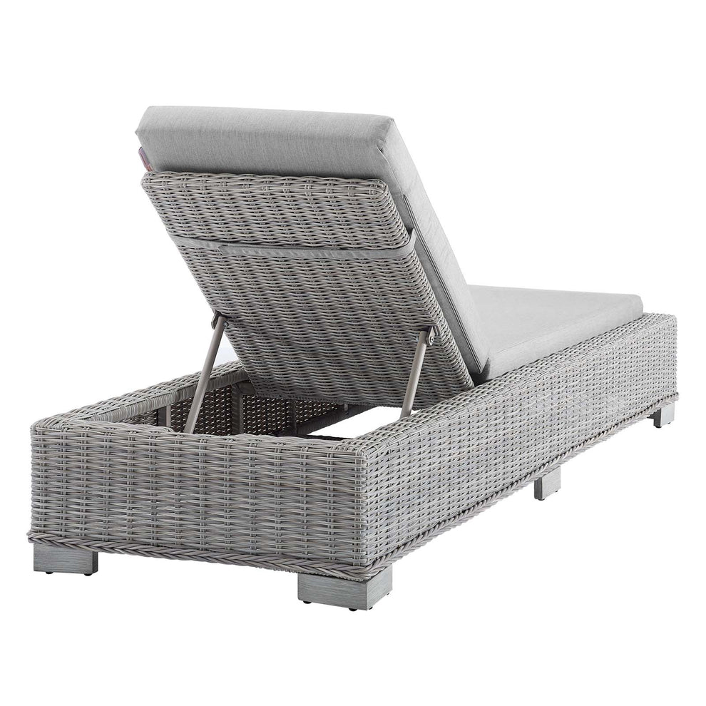Modway Conway Sunbrella® Outdoor Patio Wicker Rattan Chaise Lounge - EEI-3978 | Outdoor Recliners & Lounge Chairs | Modishstore - 6