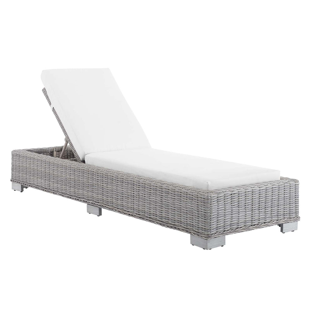 Modway Conway Sunbrella® Outdoor Patio Wicker Rattan Chaise Lounge - EEI-3978 | Outdoor Recliners & Lounge Chairs | Modishstore - 11