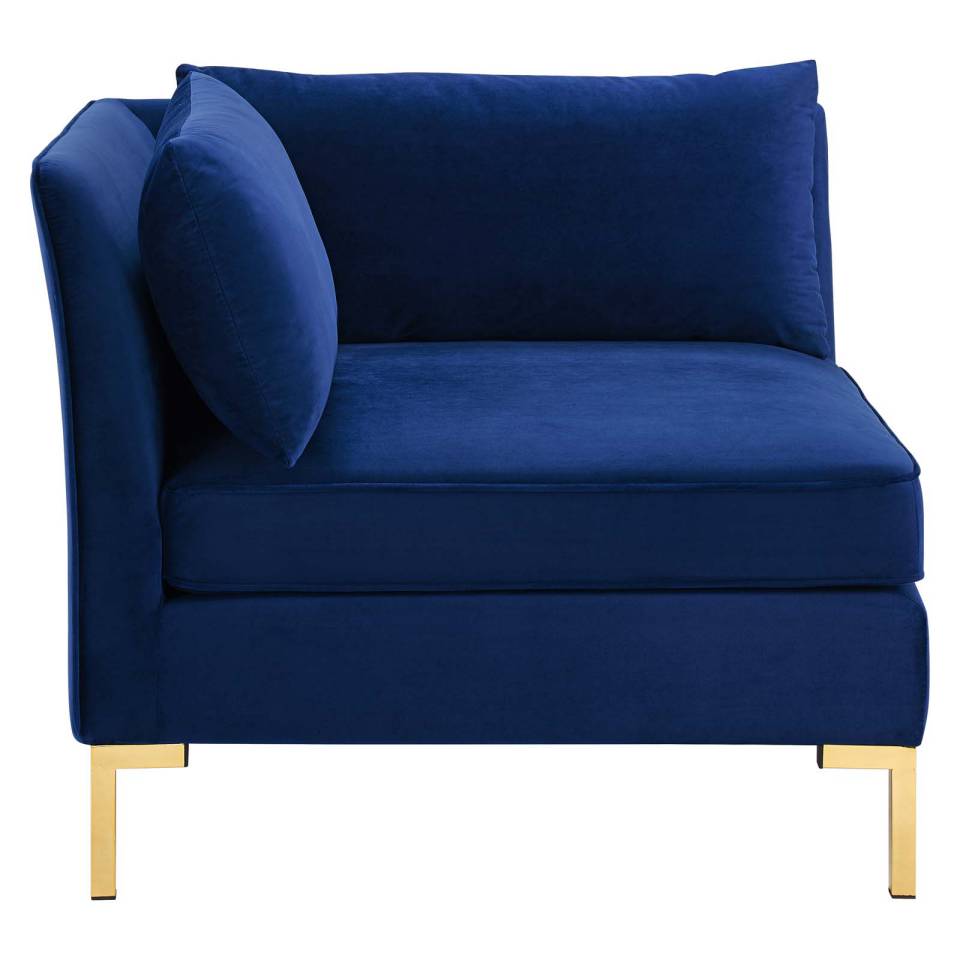 Modway Ardent Performance Velvet Sectional Sofa Corner Chair - EEI-3985 | Sectional | Modishstore - 7
