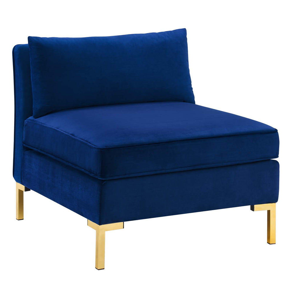 Modway Ardent Performance Velvet Armless Chair - EEI-3986 | Lounge Chairs | Modishstore - 9