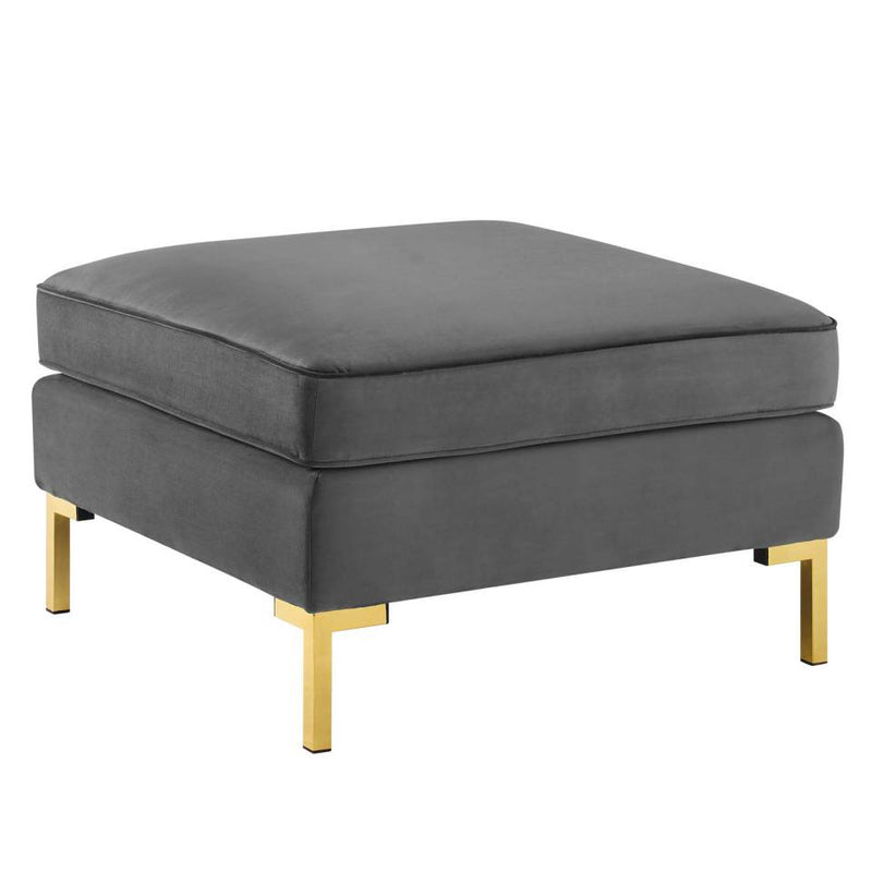 Modway Ardent Performance Velvet Ottoman - EEI-3987 | Ottomans | Modishstore - 2