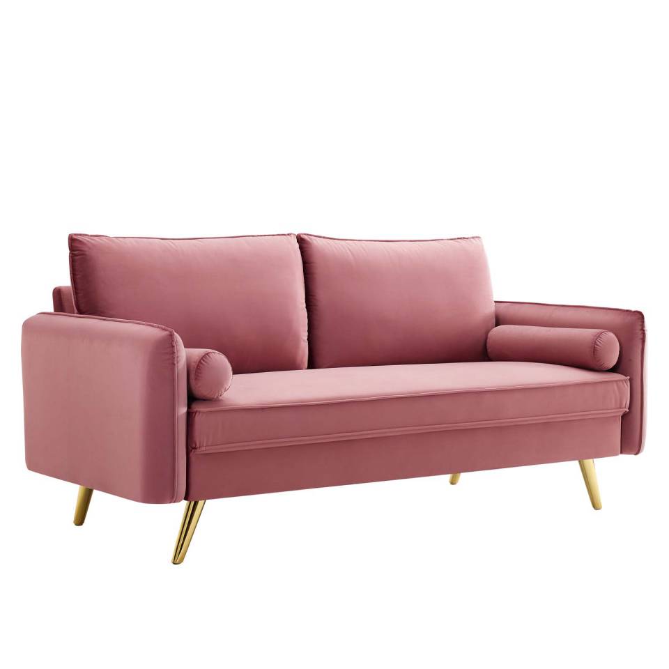 Modway Revive Performance Velvet Sofa - EEI-3988 | Sofas | Modishstore - 1