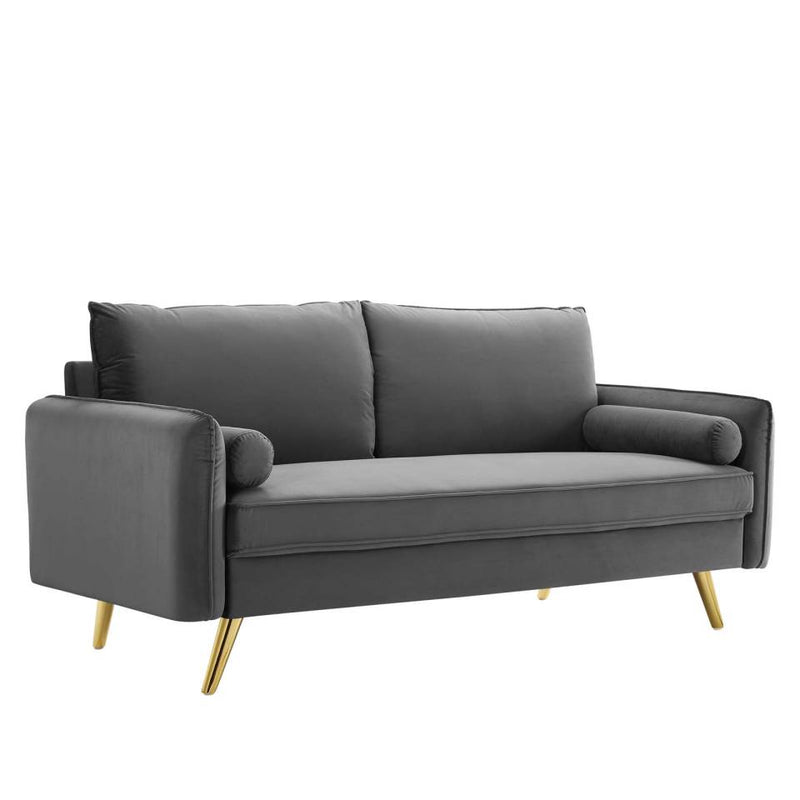 Modway Revive Performance Velvet Sofa - EEI-3988 | Sofas | Modishstore - 10
