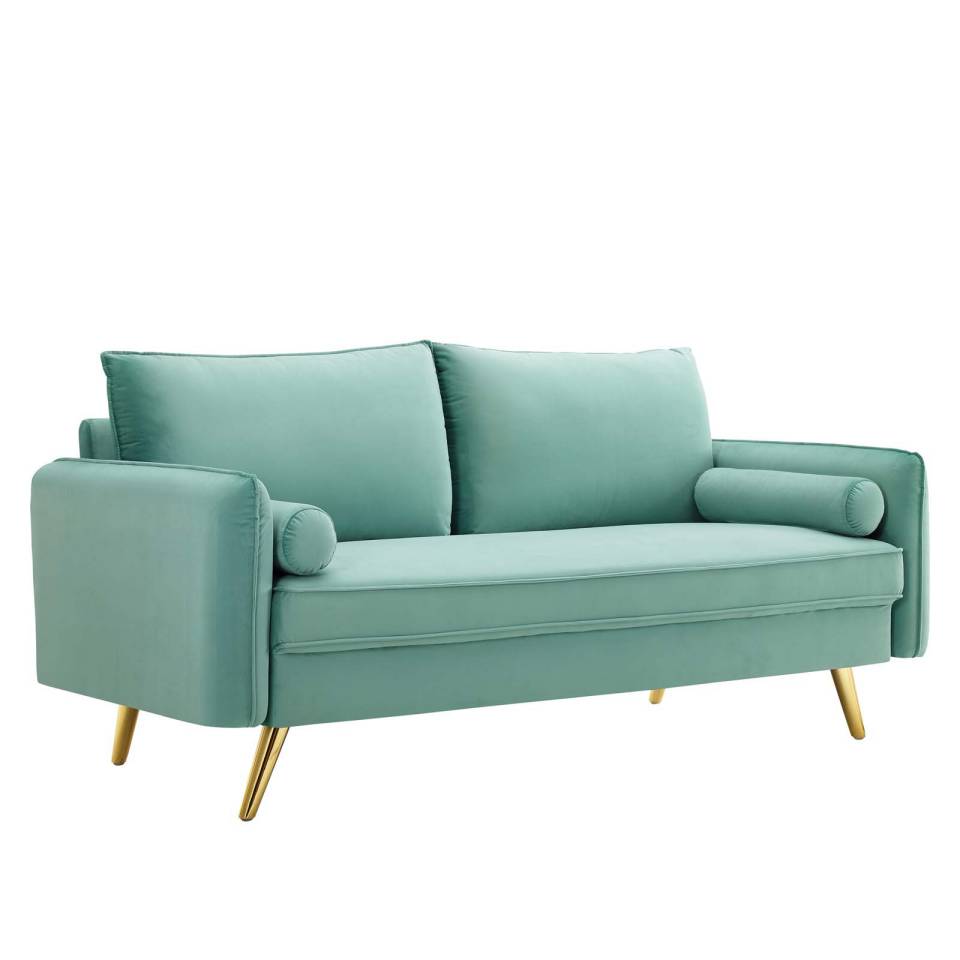 Modway Revive Performance Velvet Sofa - EEI-3988 | Sofas | Modishstore - 11