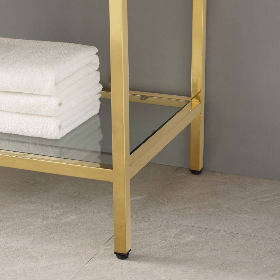 Modway Kingsley 50" Gold Stainless Steel Bathroom Vanity - EEI-3999 | Bathroom Accessories | Modishstore - 9