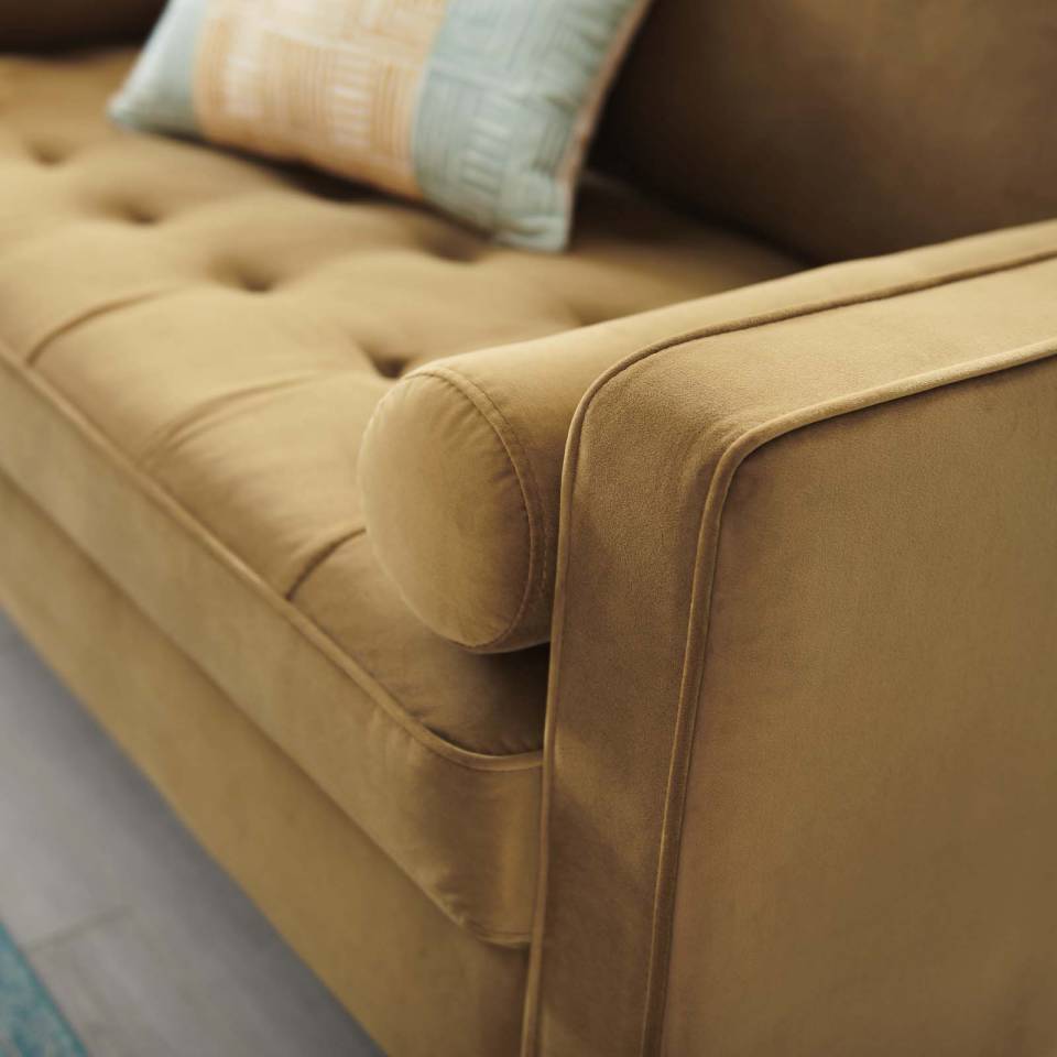 Modway Valour Performance Velvet Loveseat - EEI-4004 | Loveseats | Modishstore - 9