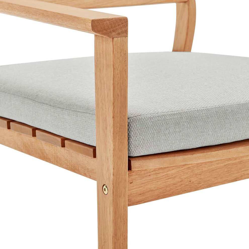 Breton Outdoor Patio Ash Wood Armchair Set of 2 By Modway - EEI-4009 | Outdoor Chairs | Modishstore - 6
