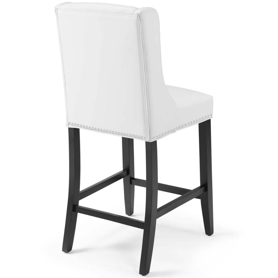 Modway Baron Counter Stool Faux Leather Set of 2 - EEI-4017 | Counter Stools | Modishstore - 5