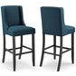 Modway Baron Bar Stool Upholstered Fabric Set of 2 - EEI-4018 | Bar Stools | Modishstore - 2