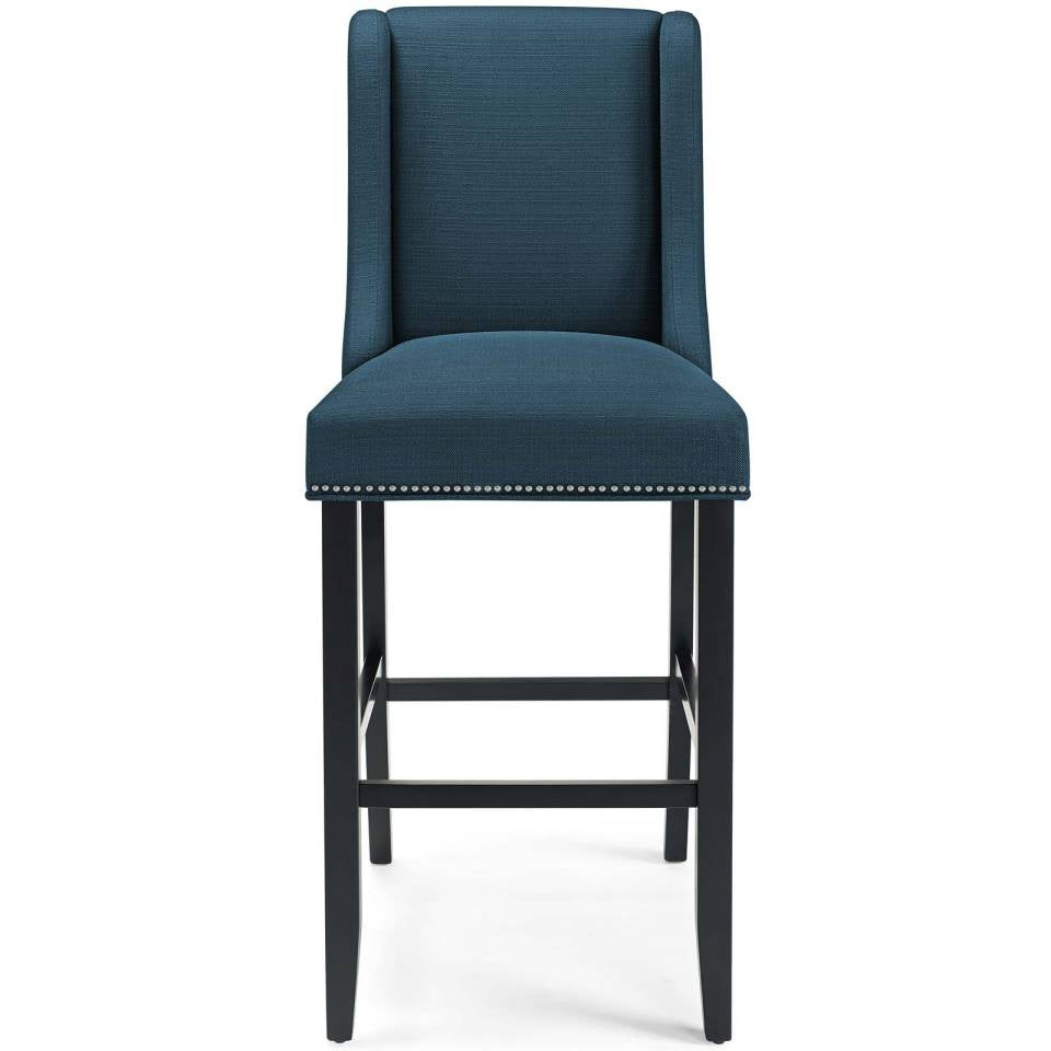 Modway Baron Bar Stool Upholstered Fabric Set of 2 - EEI-4018 | Bar Stools | Modishstore - 6