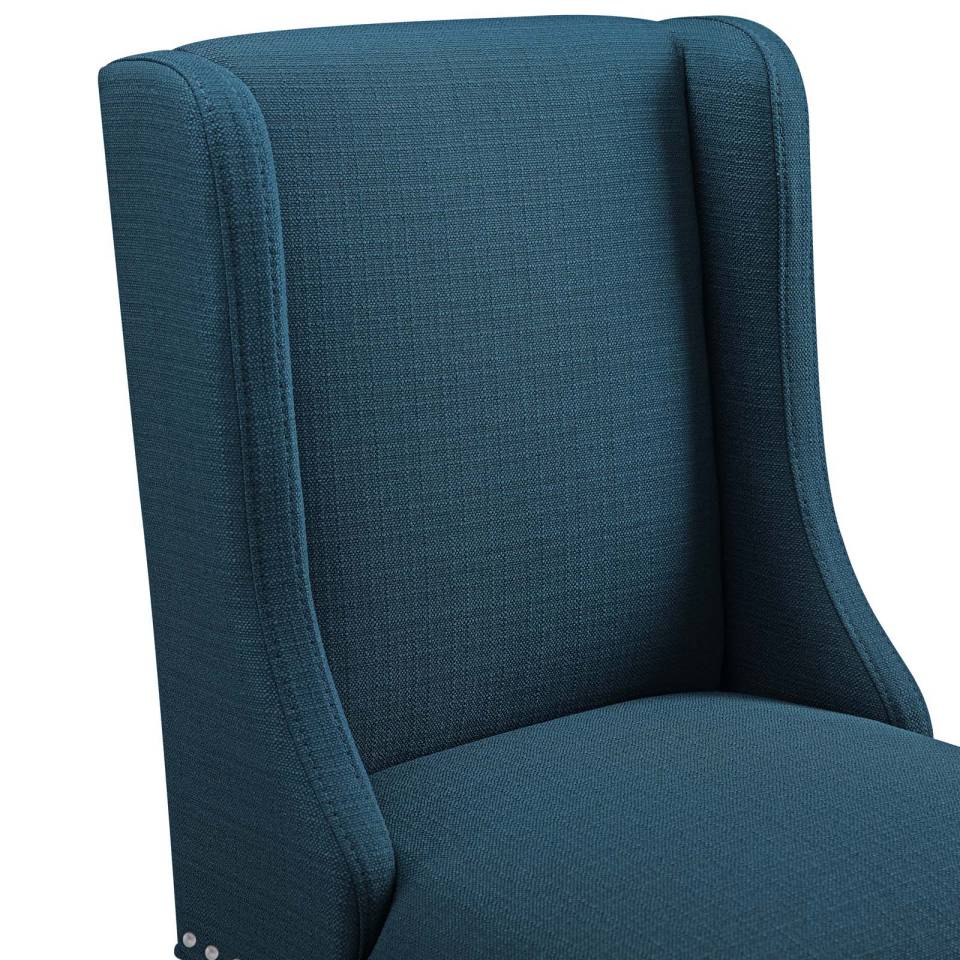 Modway Baron Bar Stool Upholstered Fabric Set of 2 | Bar Stools | Modishstore-7