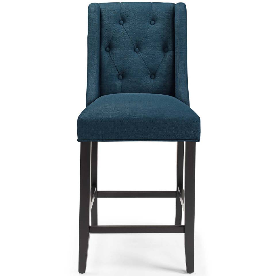 Modway Baronet Counter Bar Stool Upholstered Fabric Set of 2 - EEI-4020 | Bar Stools | Modishstore - 6