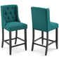 Modway Baronet Counter Bar Stool Upholstered Fabric Set of 2 - EEI-4020 | Bar Stools | Modishstore - 11
