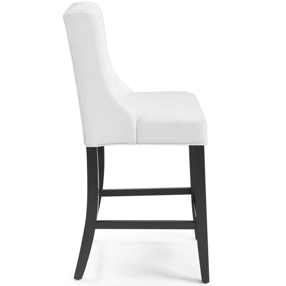 Modway Baronet Counter Bar Stool Faux Leather Set of 2 - EEI-4021 | Bar Stools | Modishstore - 4