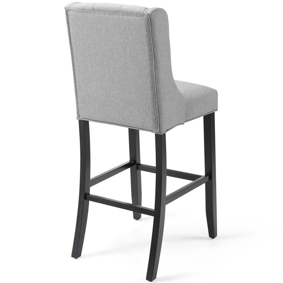 Modway Baronet Bar Stool Upholstered Fabric Set of 2 - EEI-4022 | Bar Stools | Modishstore - 5