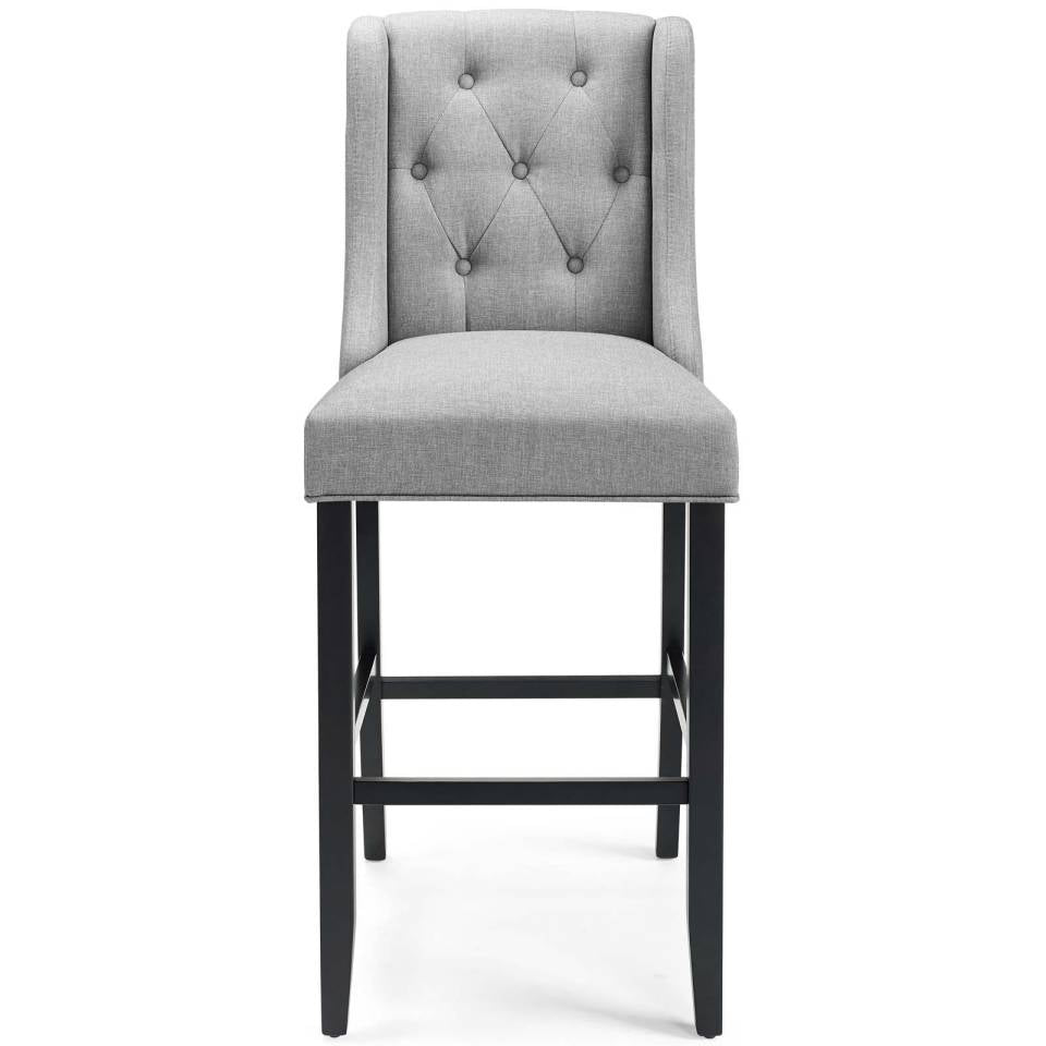Modway Baronet Bar Stool Upholstered Fabric Set of 2 - EEI-4022 | Bar Stools | Modishstore - 6