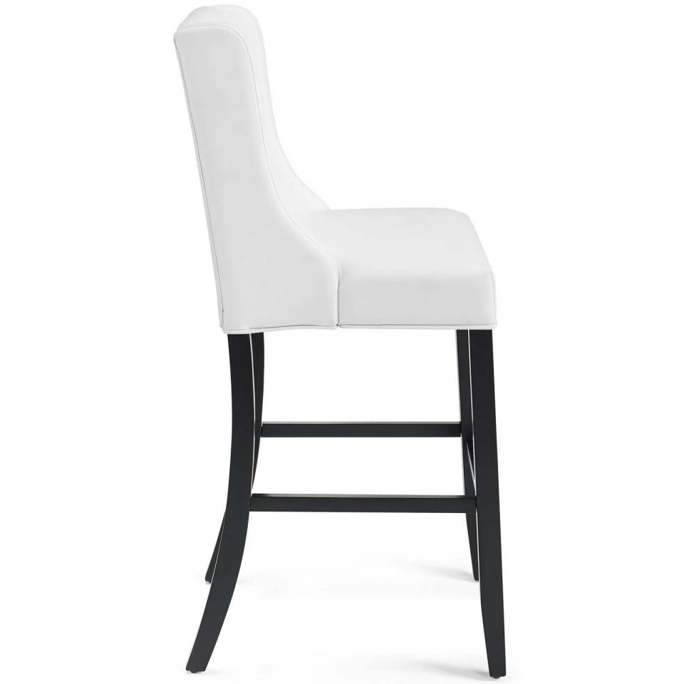Modway Baronet Bar Stool Faux Leather Set of 2 - EEI-4023 | Bar Stools | Modishstore - 4