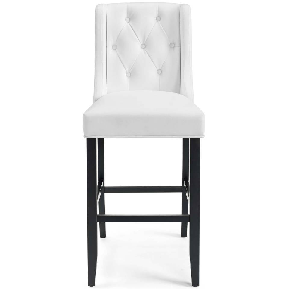 Modway Baronet Bar Stool Faux Leather Set of 2 - EEI-4023 | Bar Stools | Modishstore - 6
