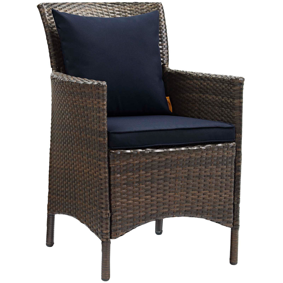 Modway Conduit Outdoor Patio Wicker Rattan Dining Armchair Set of 2 - EEI-4030 | Dining Chairs | Modishstore - 18