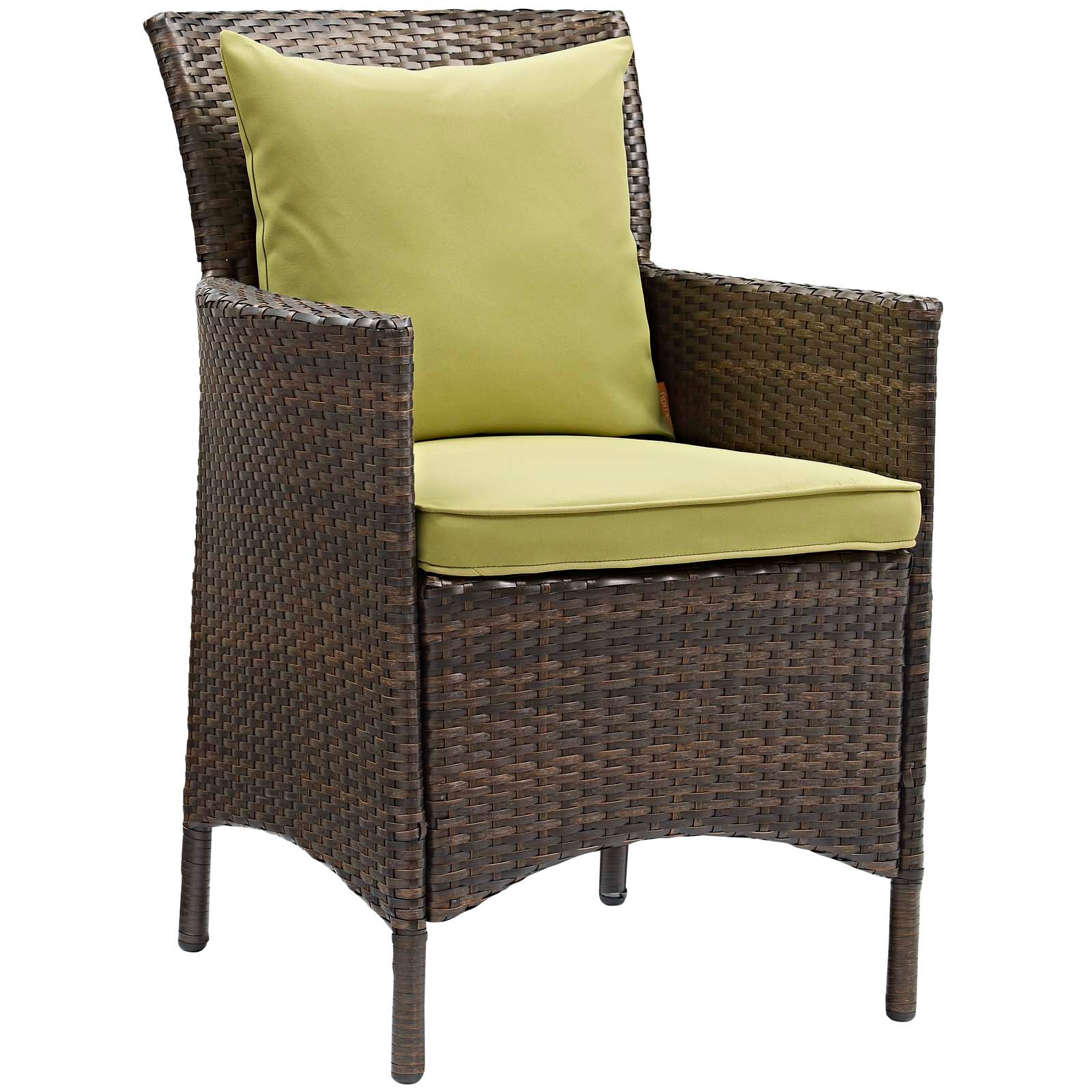 Modway Conduit Outdoor Patio Wicker Rattan Dining Armchair Set of 2 | Dining Chairs | Modishstore-22