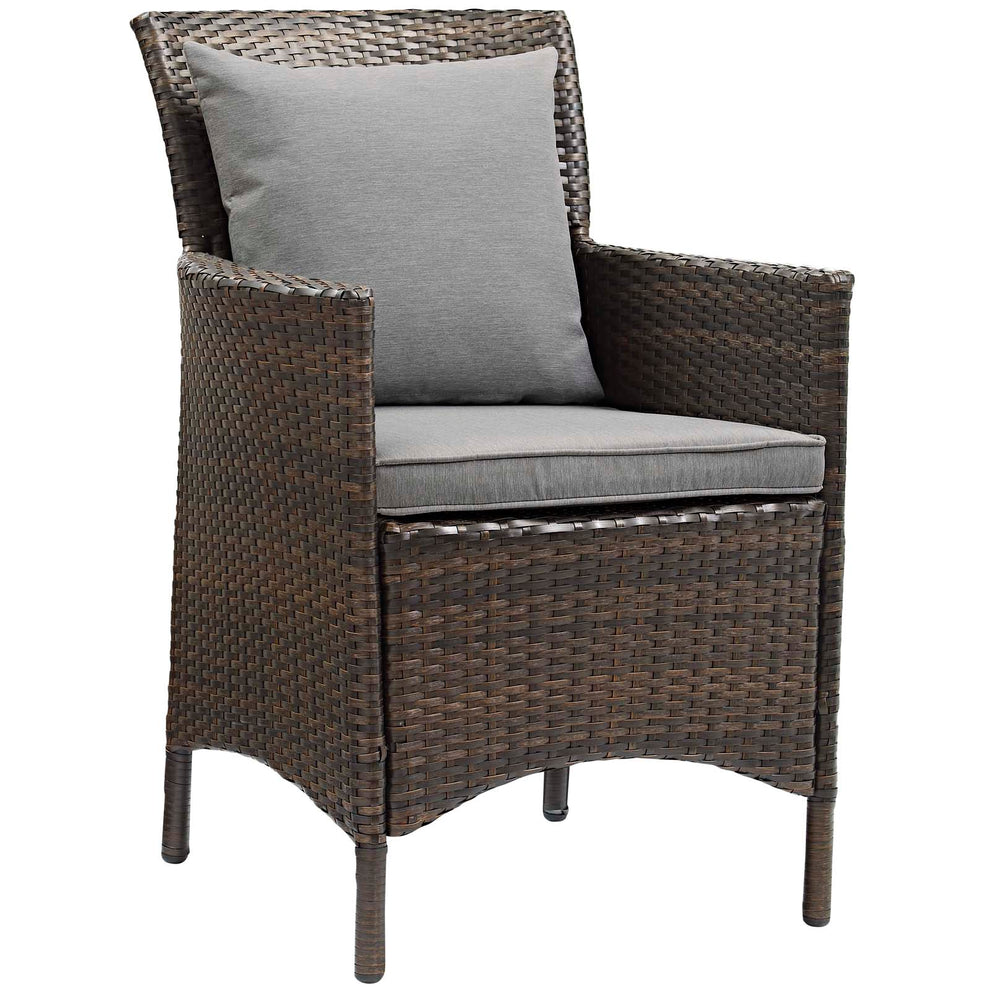 Modway Conduit Outdoor Patio Wicker Rattan Dining Armchair Set of 4 - EEI-4031 | Dining Chairs | Modishstore - 13