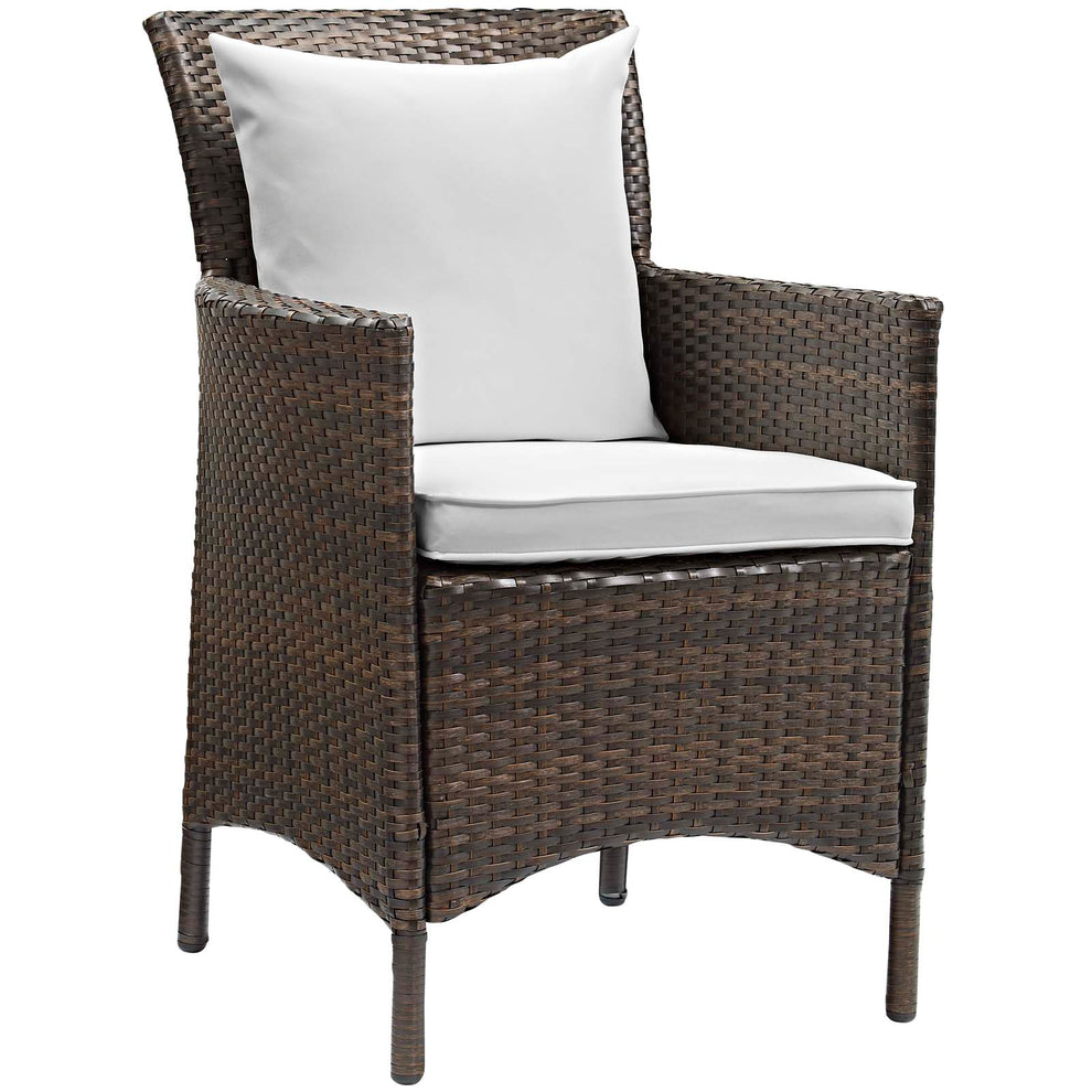 Modway Conduit Outdoor Patio Wicker Rattan Dining Armchair Set of 4 - EEI-4031 | Dining Chairs | Modishstore - 18