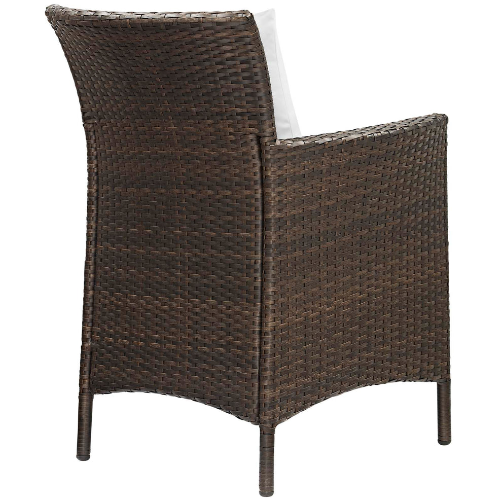 Modway Conduit Outdoor Patio Wicker Rattan Dining Armchair Set of 4 - EEI-4031 | Dining Chairs | Modishstore - 10