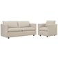 Activate Upholstered Fabric Sofa and Armchair Set By Modway - EEI-4045 | Armchairs | Modishstore - 2