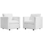 Activate Upholstered Fabric Armchair Set of 2 By Modway - EEI-4078 | Armchairs | Modishstore - 10