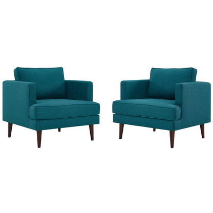 Modway Agile Upholstered Fabric Armchair Set of 2 - EEI-4079 | Armchairs | Modishstore - 6