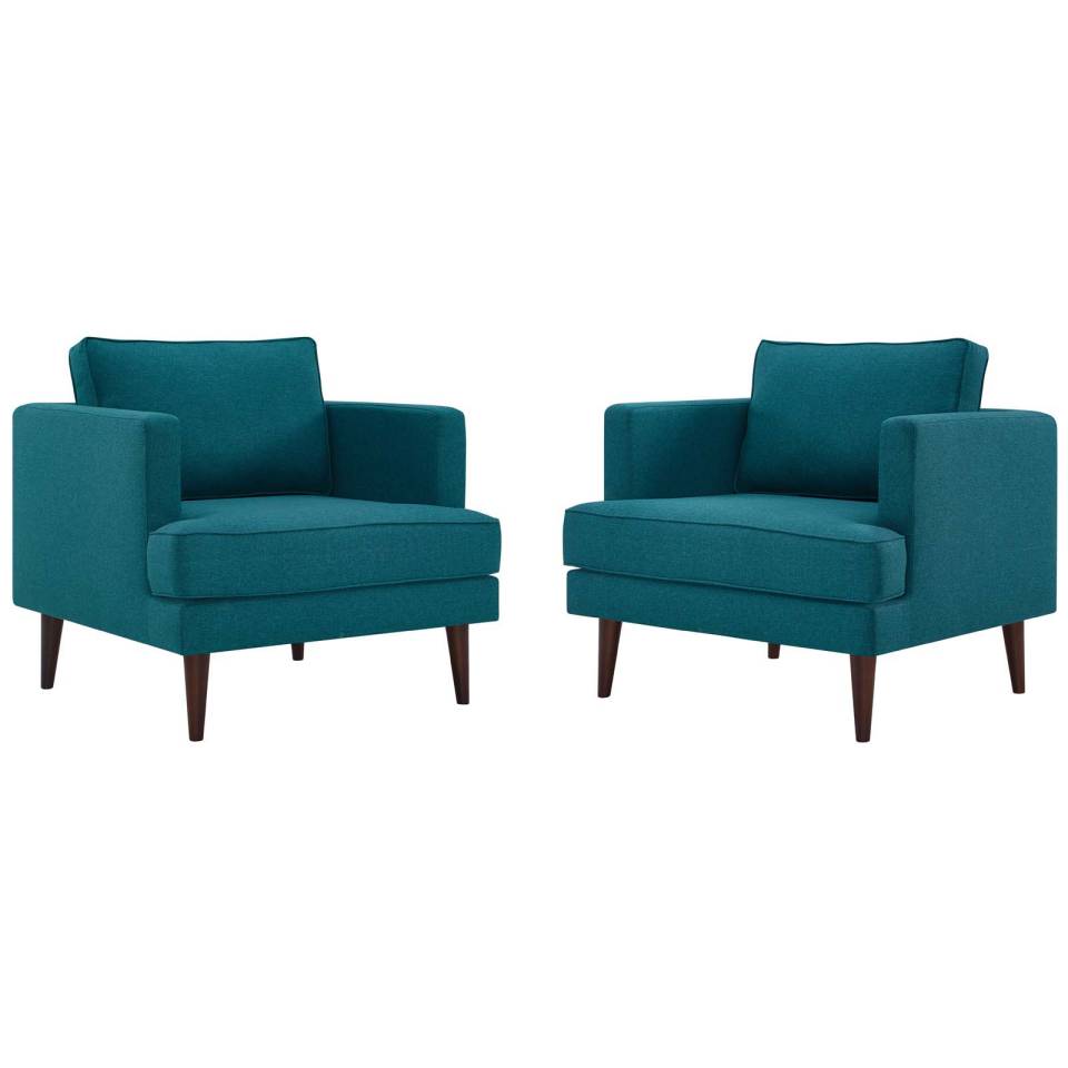 Modway Agile Upholstered Fabric Armchair Set of 2 - EEI-4079 | Armchairs | Modishstore - 6