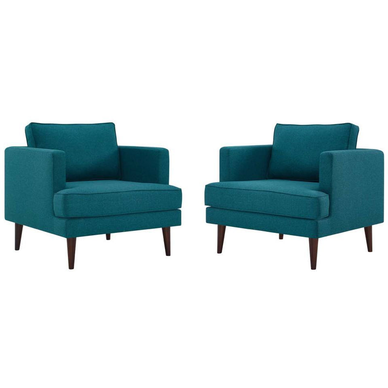 Modway Agile Upholstered Fabric Armchair Set of 2 - EEI-4079 | Armchairs | Modishstore - 6