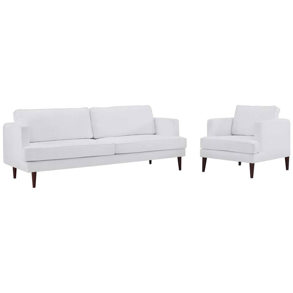 Modway Agile Upholstered Fabric Sofa and Armchair Set - EEI-4080 | Sofa Set | Modishstore - 9