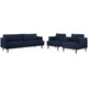Modway Agile 3 Piece Upholstered Fabric Set | Sofas | Modishstore-2