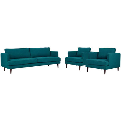 Modway Agile 3 Piece Upholstered Fabric Set - EEI-4081 | Sofa Set | Modishstore - 8