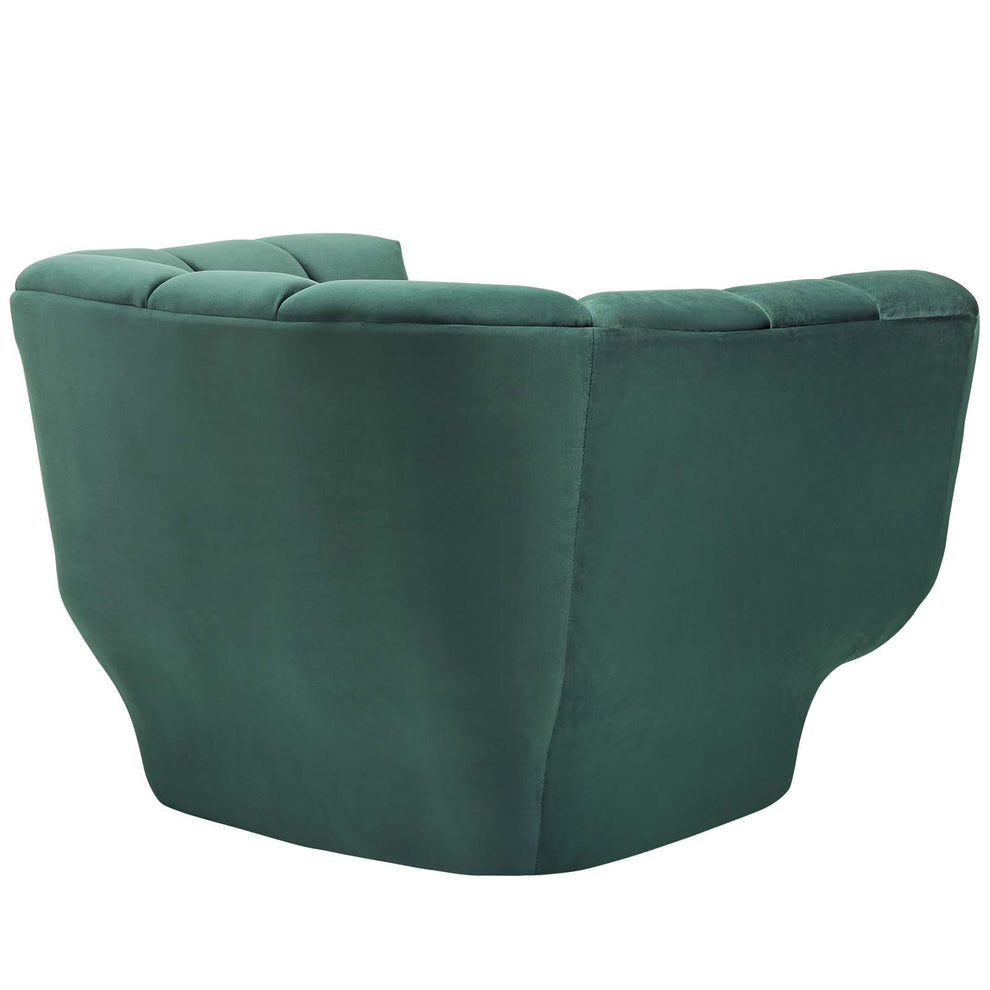 Modway Entertain Vertical Channel Tufted Performance Velvet Armchair Set of 2 - EEI-4085 | Armchairs | Modishstore - 8