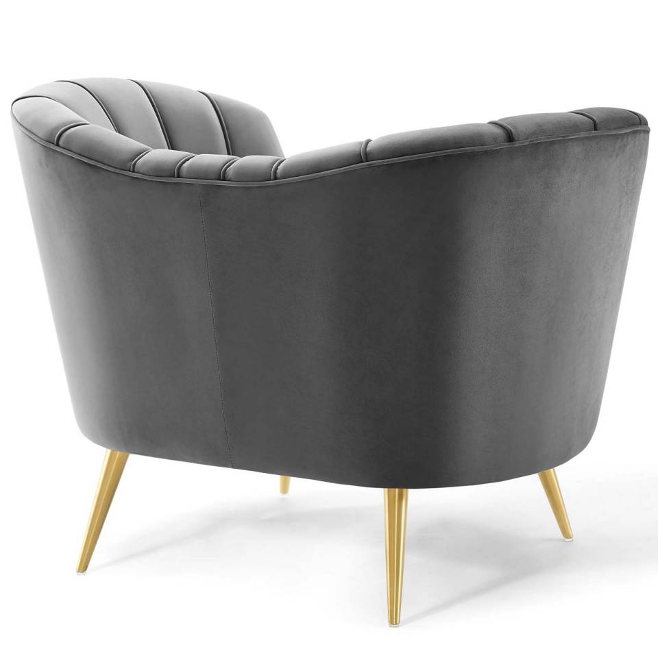 Modway Opportunity Performance Velvet Armchair Set of 2 - EEI-4088 | Armchairs | Modishstore - 4
