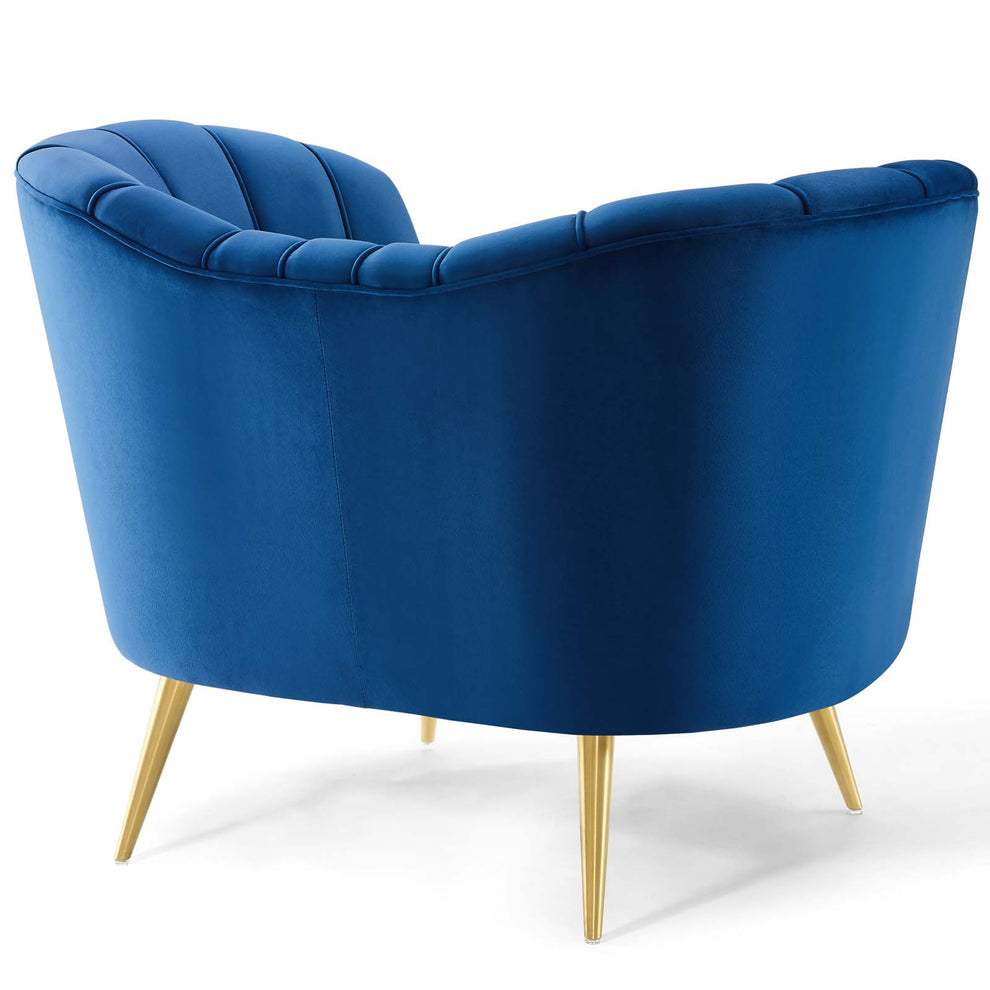 Opportunity Performance Velvet Sofa and Armchair Set By Modway - EEI-4089 | Armchairs | Modishstore - 6
