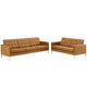 Modway Loft Tufted Upholstered Faux Leather Sofa and Loveseat Set | Loveseats | Modishstore-9