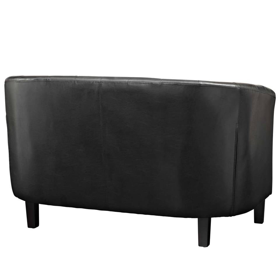 Modway Prospect 3 Piece Upholstered Vinyl Set - EEI-4109 | Sofa Set | Modishstore - 4