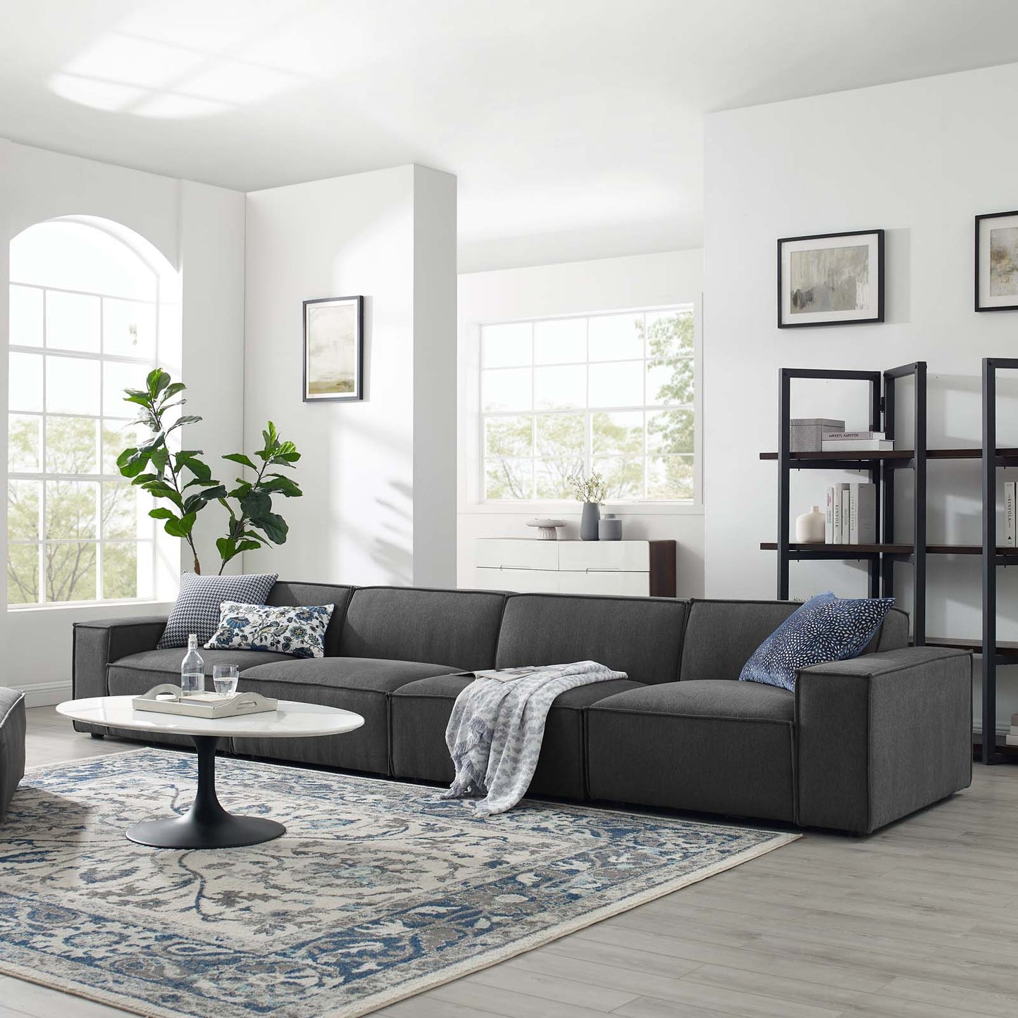 Modway Restore 4-Piece Sectional Sofa - EEI-4114 | Sectional | Modishstore - 1