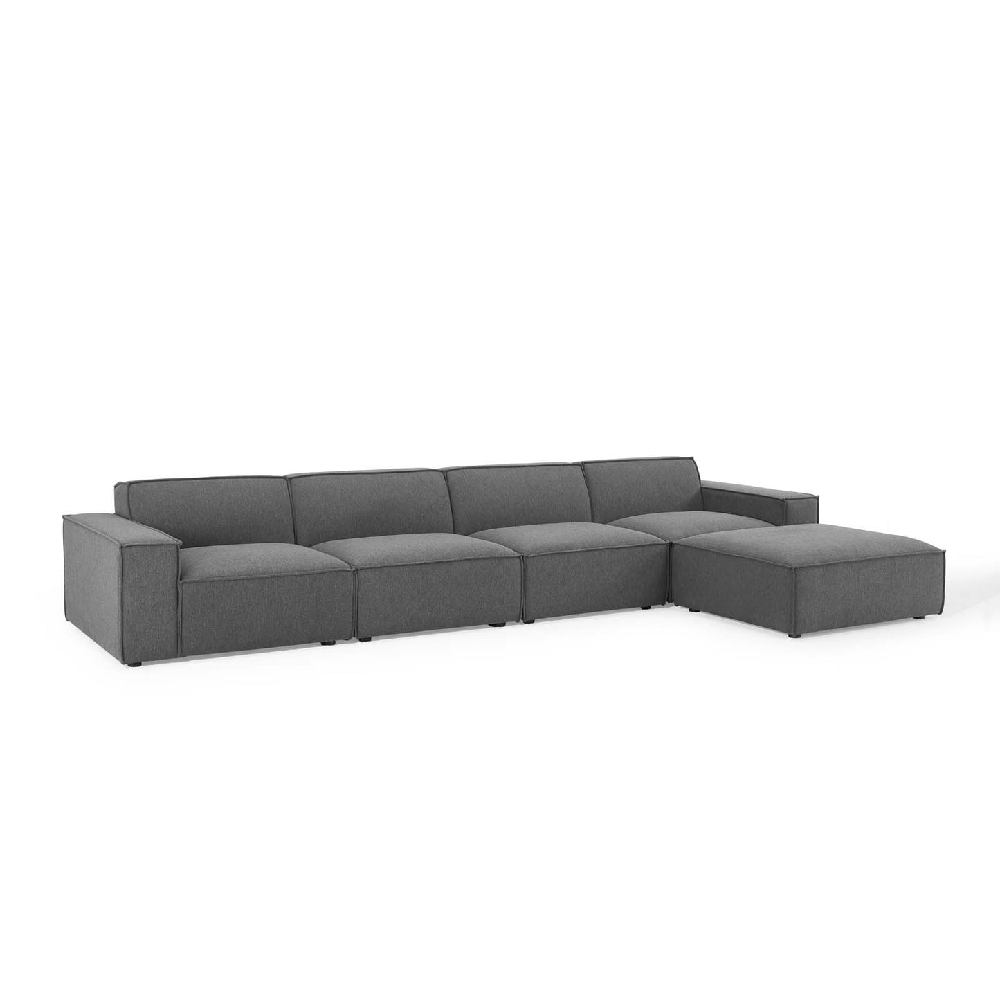 Modway Restore 5-Piece Sectional Sofa | Outdoor Sofas, Loveseats & Sectionals | Modishstore