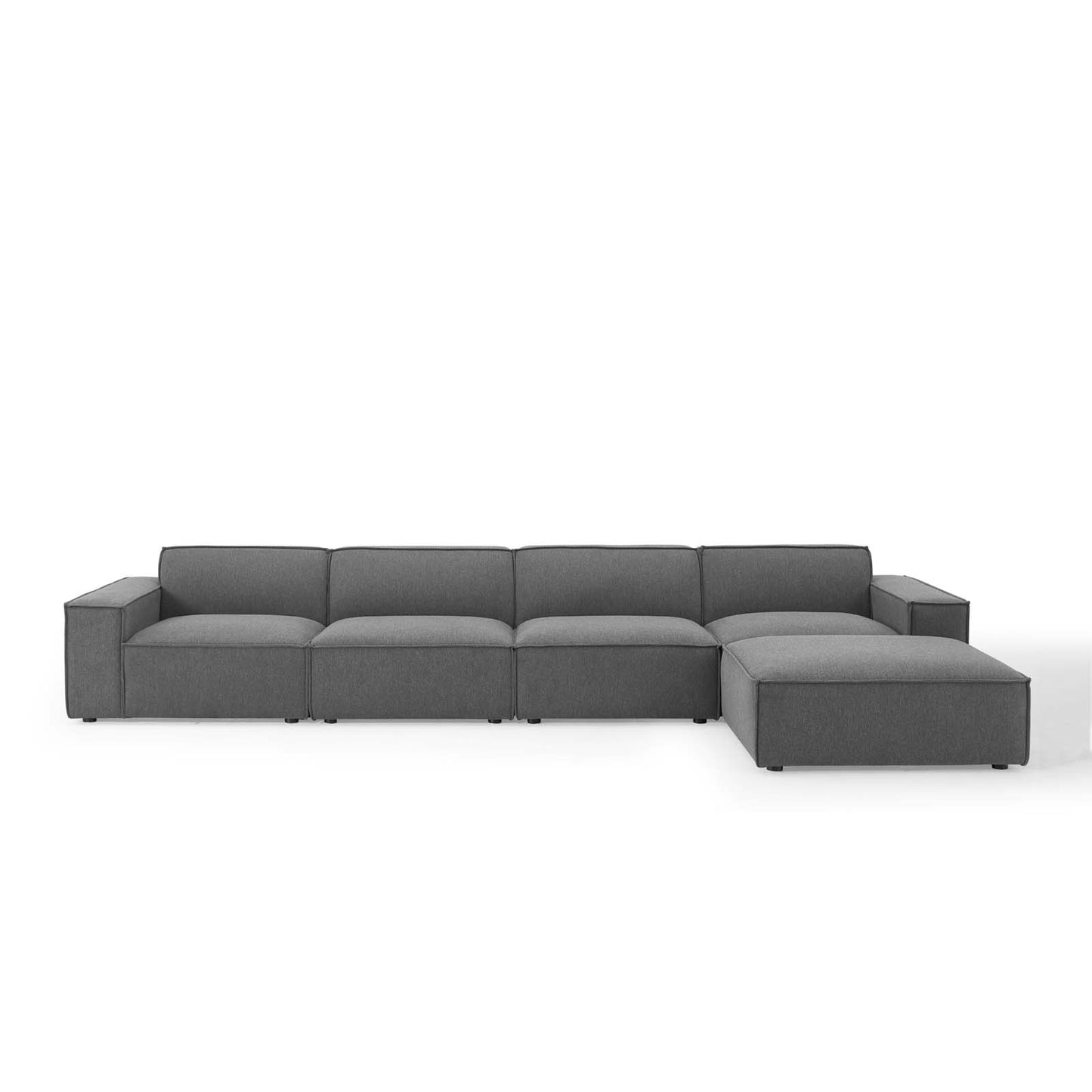 Modway Restore 5-Piece Sectional Sofa | Outdoor Sofas, Loveseats & Sectionals | Modishstore-2