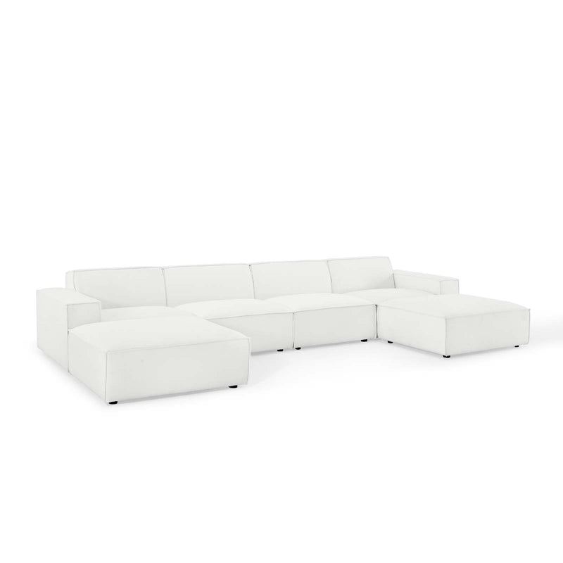 Modway Restore 6-Piece Sectional Sofa - EEI-4116 | Sectional | Modishstore - 9