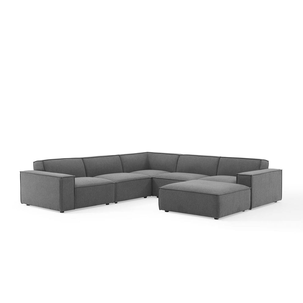 Modway Restore 6-Piece Sectional Sofa - EEI-4118 | Sectional | Modishstore - 1