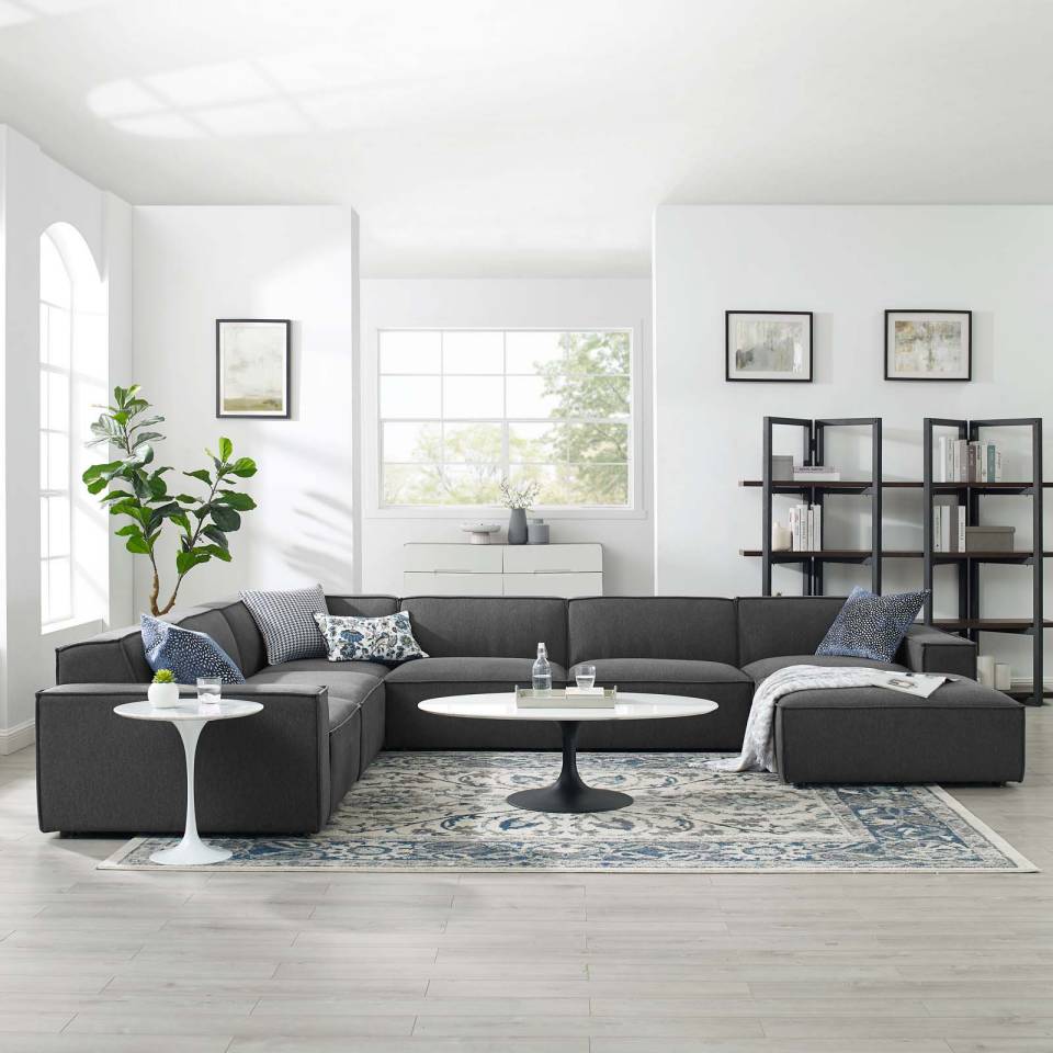 Modway Restore 7-Piece Sectional Sofa - EEI-4120 | Sofa Set | Modishstore - 1