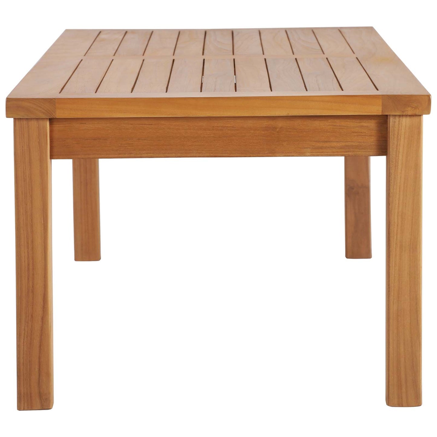 Modway Upland Outdoor Patio Teak Wood Coffee Table | Coffee Tables | Modishstore-2
