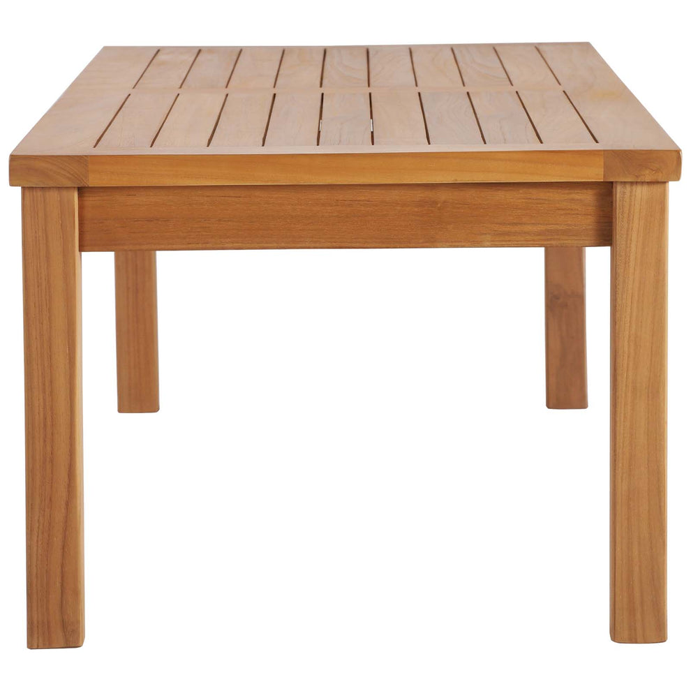 Modway Upland Outdoor Patio Teak Wood Coffee Table - EEI-4122 | Outdoor Tables | Modishstore - 2