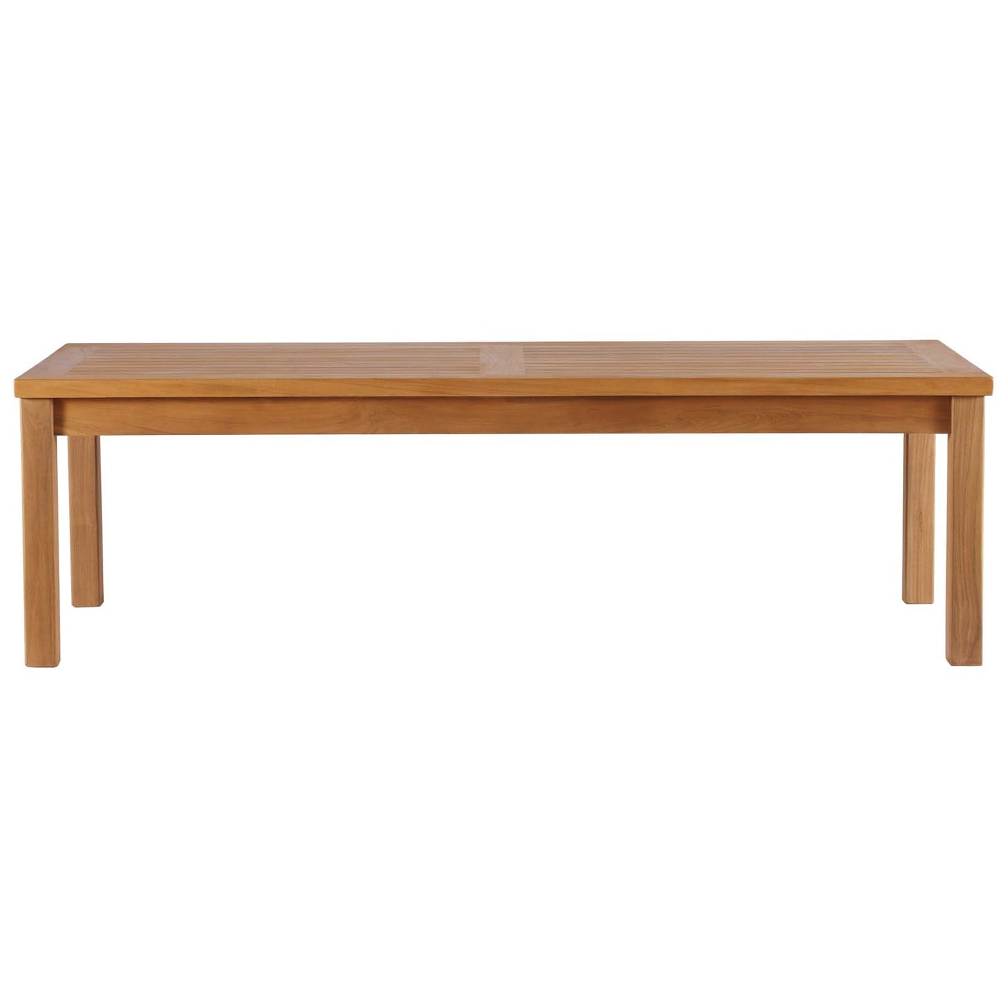Modway Upland Outdoor Patio Teak Wood Coffee Table | Coffee Tables | Modishstore-3