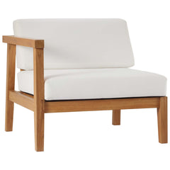 Modway Bayport Outdoor Patio Teak Wood Left-Arm Chair - EEI-4128